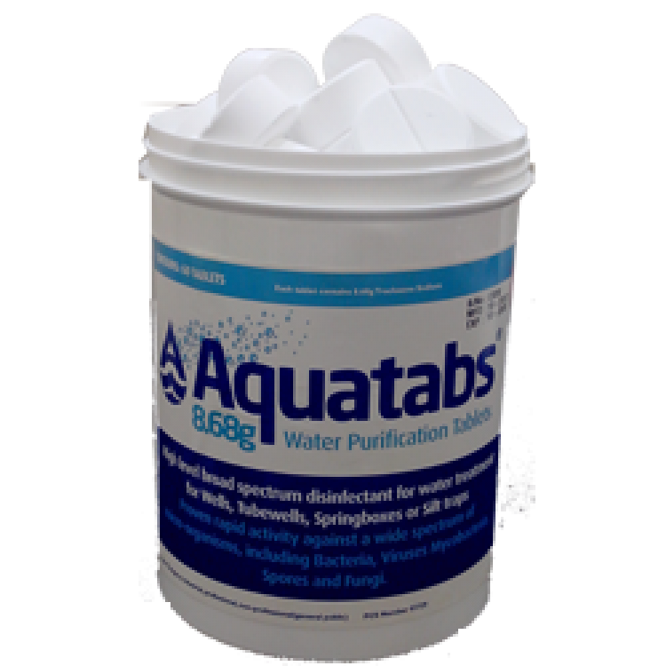 Jumping jack Tap Flatter Aquatabs 8.68g dezinfectant pentru apa – 60 tablete – Detergenti  Profesionali Bucuresti