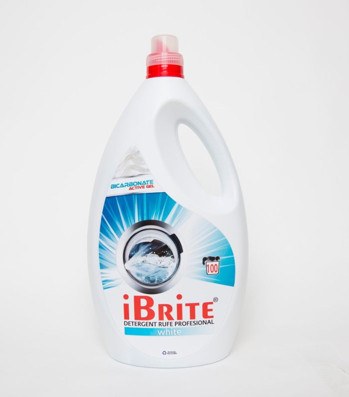DETERGENT RUFE, iBRITE, COMPLETE, BICARBONAT FORMULA, 100 spalari, 5 L - imagine 1