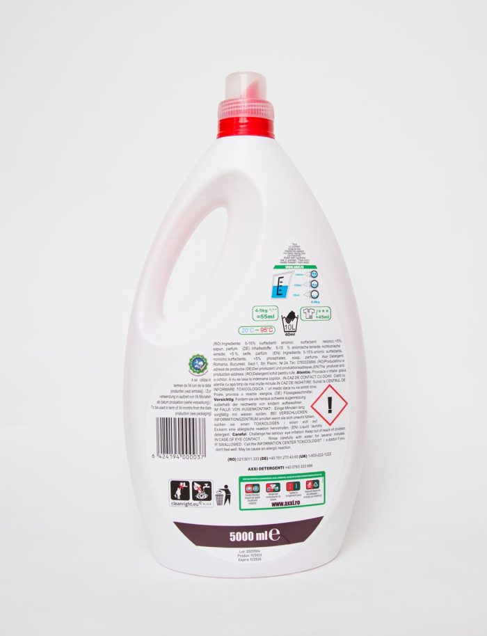 DETERGENT RUFE COLORATE, iBRITE, 100 spalari, 5 L - imagine 2
