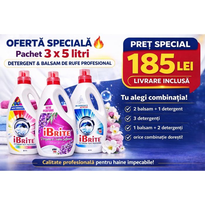 Oferta pachet 3 x 5 litri